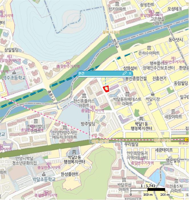 경기도 안양시 만안구 박달동 38-4 1층105호 근린상가 경매 사진 13