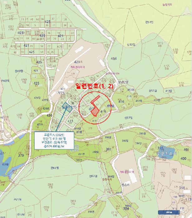 충청북도 청주시 청원구 오창읍 성산리 417-38 대지 경매 사진 9