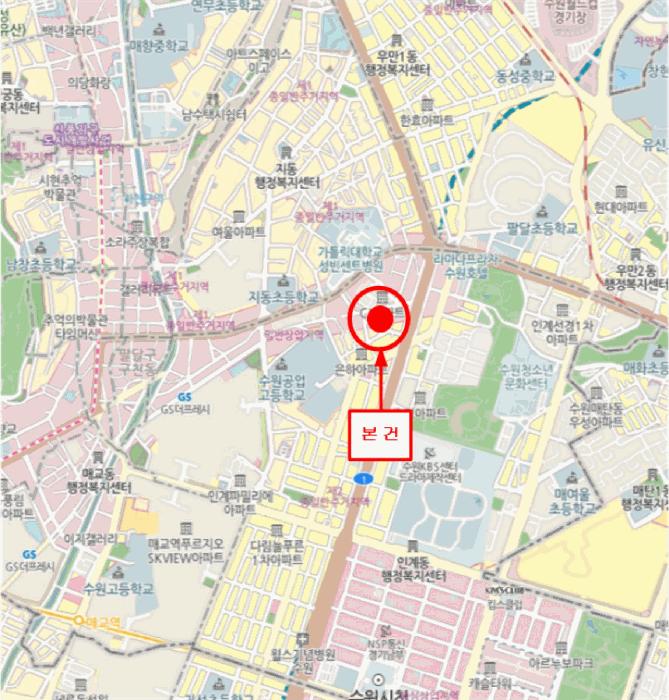 경기도 수원시 팔달구 경수대로565번길 21, 8층803호 (인계동,다원캐슬)구) 경기도 수원시 팔달구 인계동 954-1 오피스텔 경매 사진 12