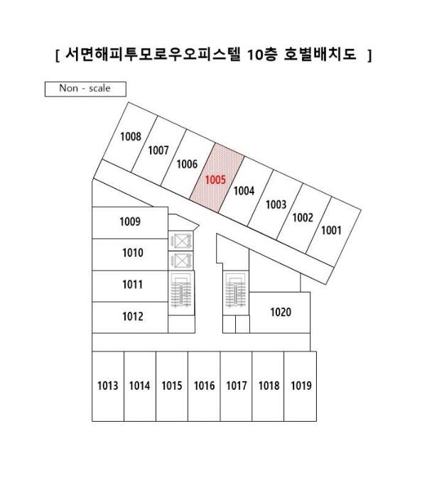 부산광역시 부산진구 동천로132번길 34, 10층1005호 (전포동,서면해피투모로우오피스텔)구) 부산광역시 부산진구 전포동 646-1 오피스텔 경매 사진 7
