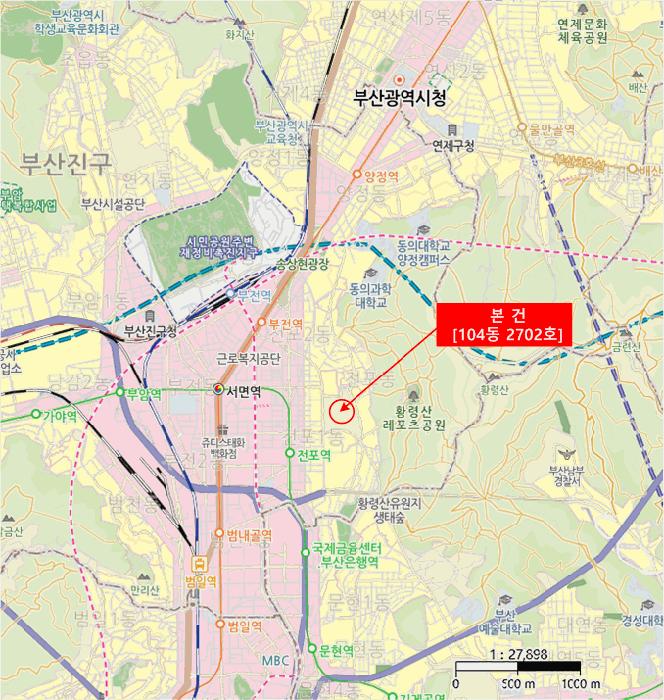 부산광역시 부산진구 전포동 908 서면아이파크 1단지 104동 27층2702호 아파트 경매 사진 10