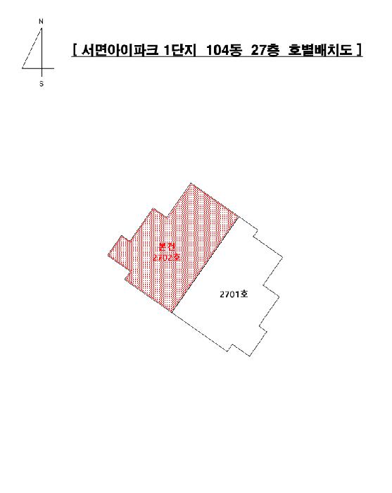 부산광역시 부산진구 전포동 908 서면아이파크 1단지 104동 27층2702호 아파트 경매 사진 8