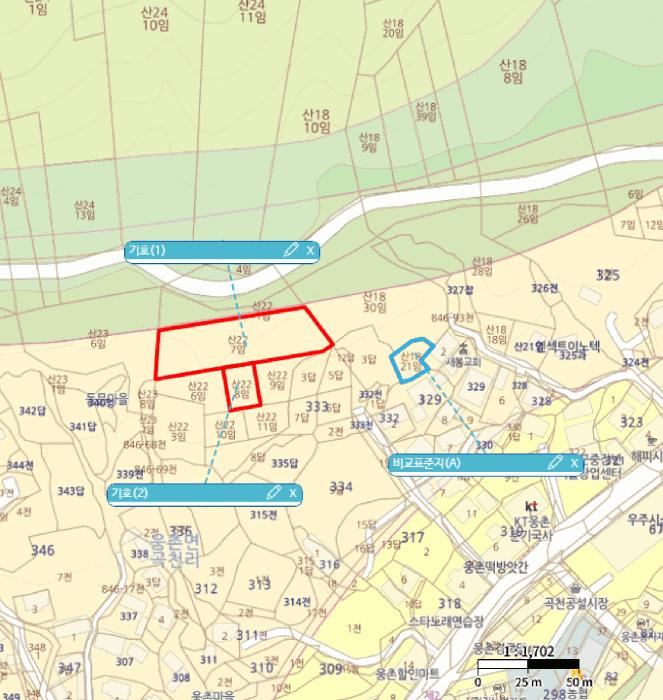 울산광역시 울주군 웅촌면 곡천리 산22-8 임야 경매 사진 5