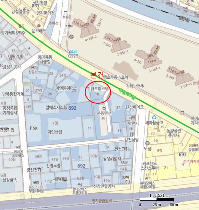 부산광역시 사상구 주례동 692-10 귀한오피스텔 7층701호 오피스텔 경매 사진 12