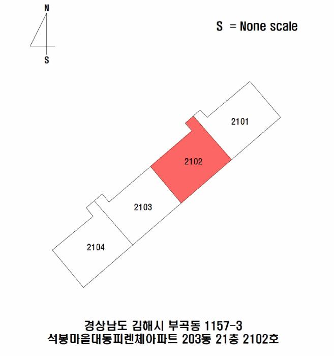 경상남도 김해시 부곡동 1157-3 석봉마을대동피렌체아파트 203동 21층2102호 아파트 경매 사진 5