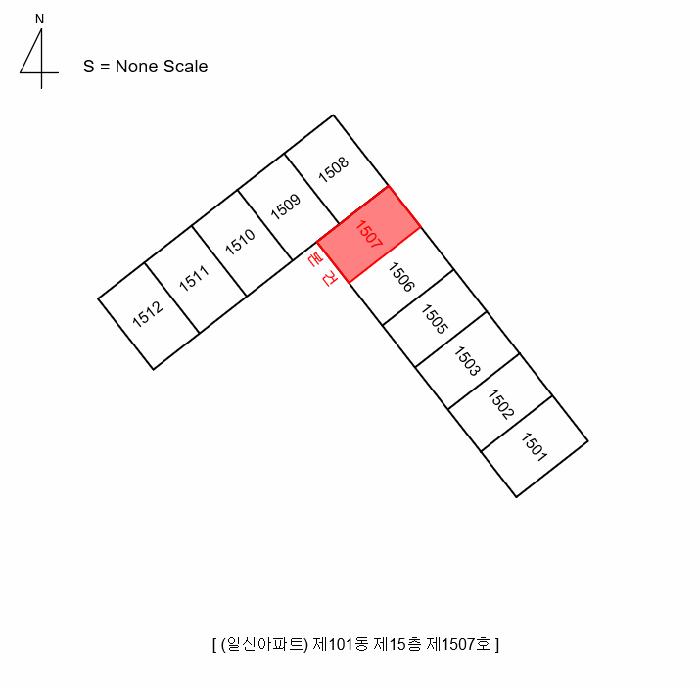광주광역시 북구 운암동 1038-1 제101동 제15층 제1507호 아파트 경매 사진 8