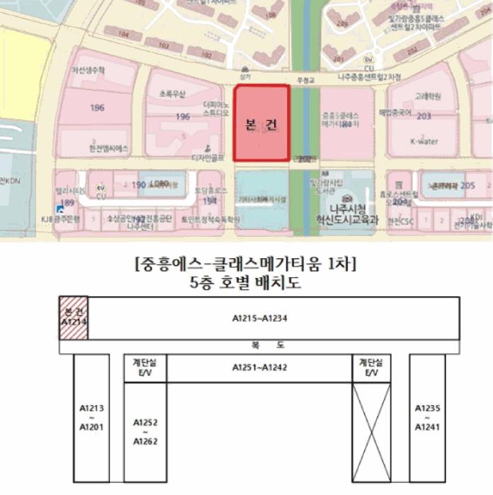 전라남도 나주시 빛가람동 197 중흥에스-클래스메가티움1차 11층에이1214호 아파트 경매 사진 8