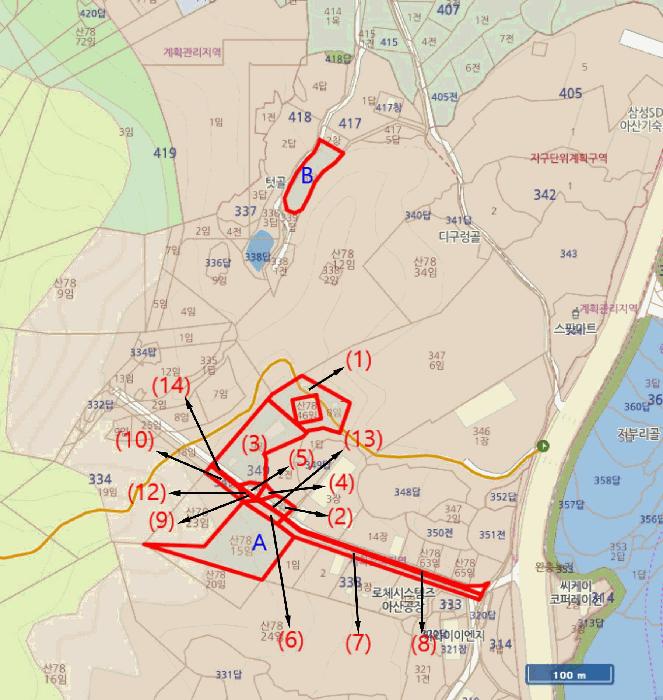 충청남도 아산시 음봉면 동암리 349-8 임야 경매 사진 48