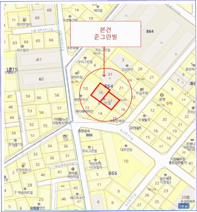 서울특별시 금천구 시흥동 864-17 준그린빌 제4층 제402호 다세대(빌라) 경매 사진 12