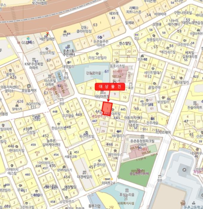 서울특별시 강동구 천호대로186길 23-10, 6층602호구) 서울특별시 강동구 둔촌동 447-1 다세대(빌라) 경매 사진 9