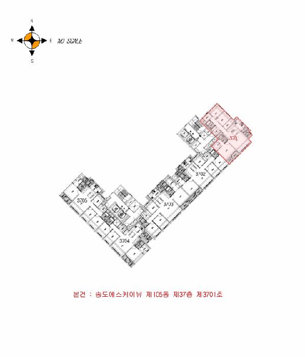 인천광역시 연수구 송도동 315-1 송도에스케이뷰 105동 37층3701호 아파트 경매 사진 15