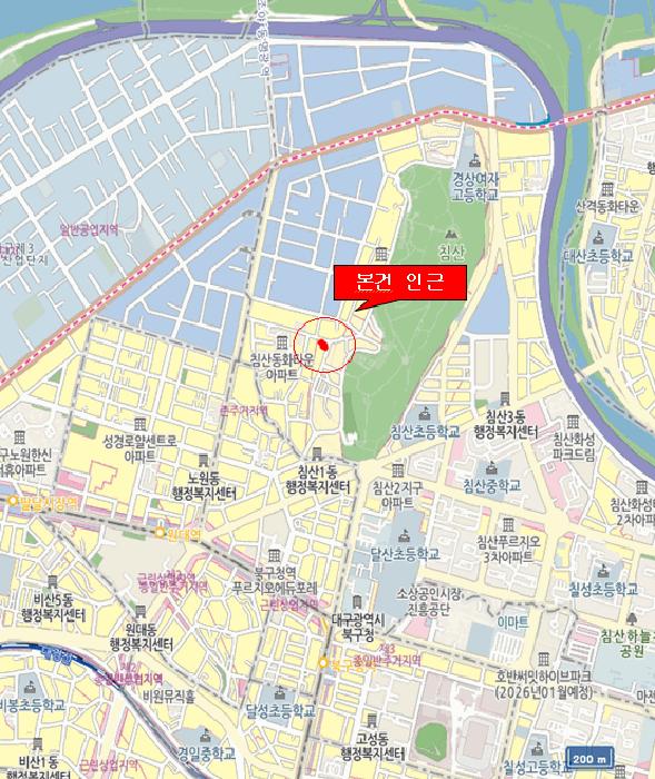 대구광역시 북구 침산동 1427 대지 경매 사진 9