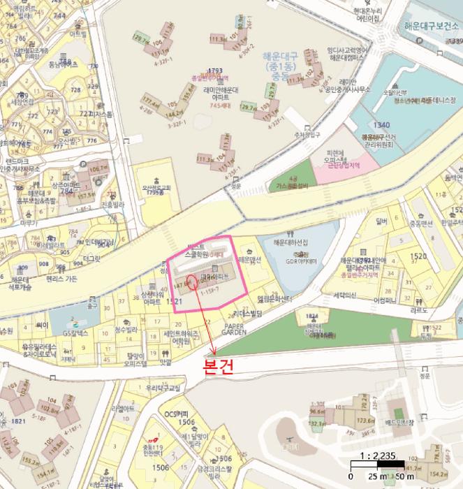 부산광역시 해운대구 중동 1521-32 마마아파트 10층1002호 아파트 경매 사진 11