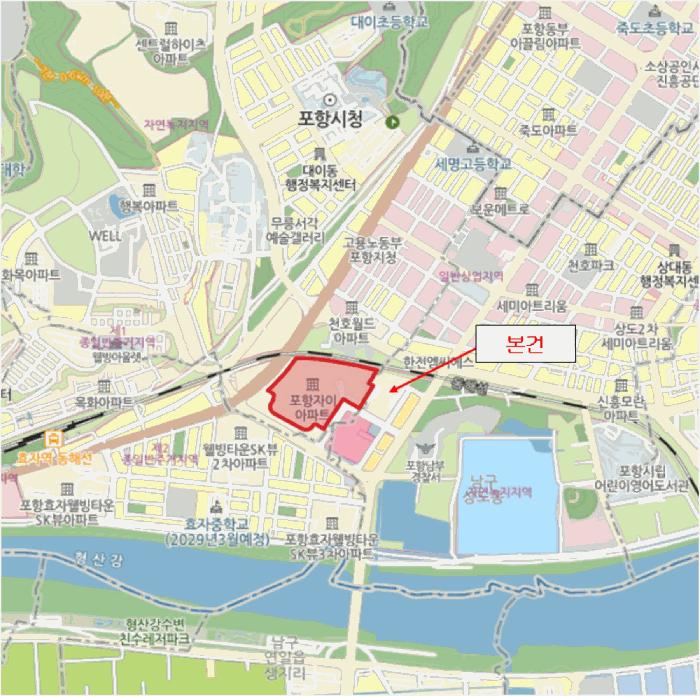 경상북도 포항시 남구 대잠동 1036 포항자이아파트 109동 9층 902호 아파트 경매 사진 9