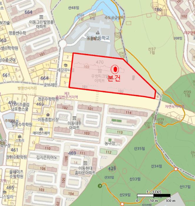 경상북도 포항시 남구 대잠동 470-6 이동우방파크빌 105동 5층 505호 아파트 경매 사진 8