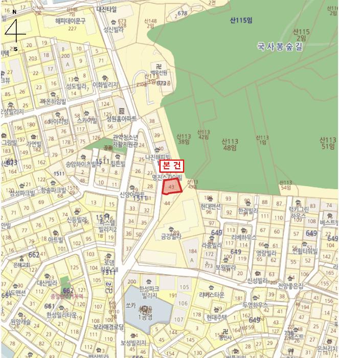 서울특별시 관악구 봉천동 1511-43 엔젤타운11차 4층501호 다세대(빌라) 경매 사진 9