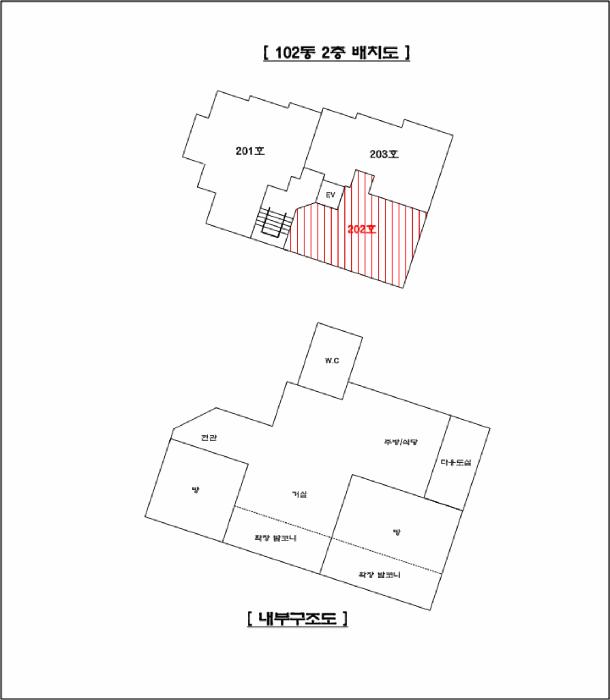 경기도 남양주시 호평동 298-4 아인스파크 102동 2층 202호 다세대(빌라) 경매 사진 8