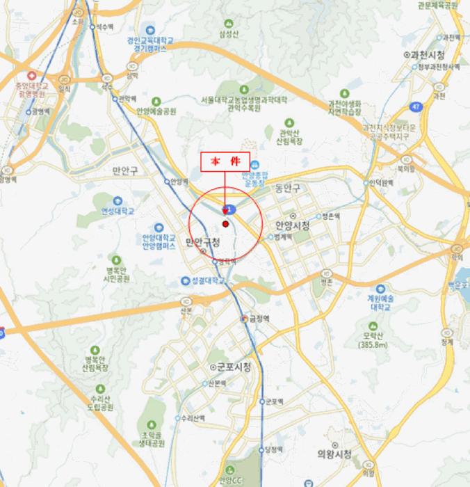 경기도 안양시 만안구 안양동 1432 안양아이에스비즈타워센트럴 8층828에이호 근린상가 경매 사진 14