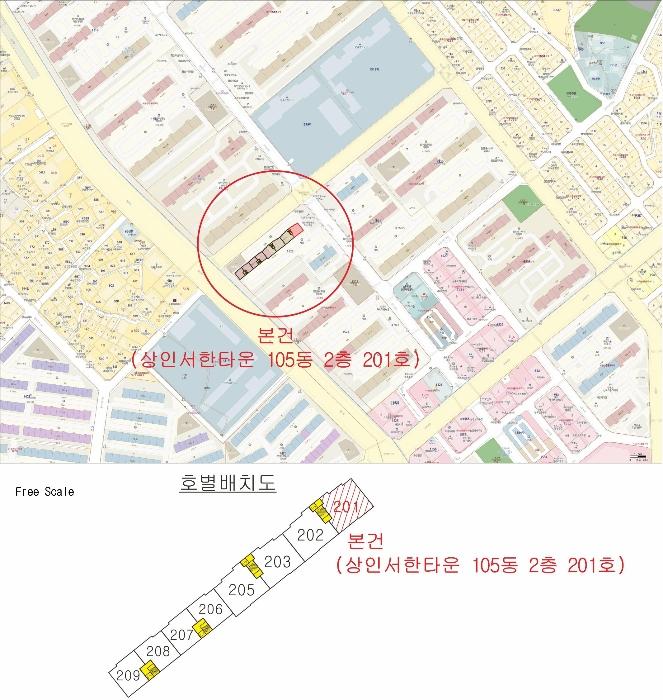 대구광역시 달서구 상인서로 46, 105동 2층201호 (상인동,상인서한타운)구) 대구광역시 달서구 상인동 1521 아파트 경매 사진 8