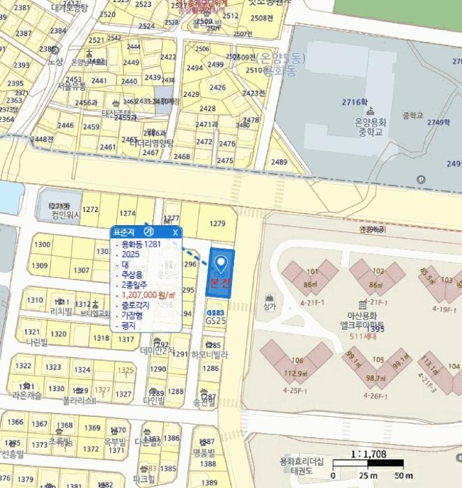 충청남도 아산시 용화동 1281 근린주택 경매 사진 65