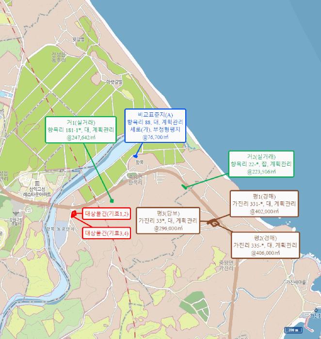 강원특별자치도 고성군 죽왕면 향목리 287-2 주유소 경매 사진 17