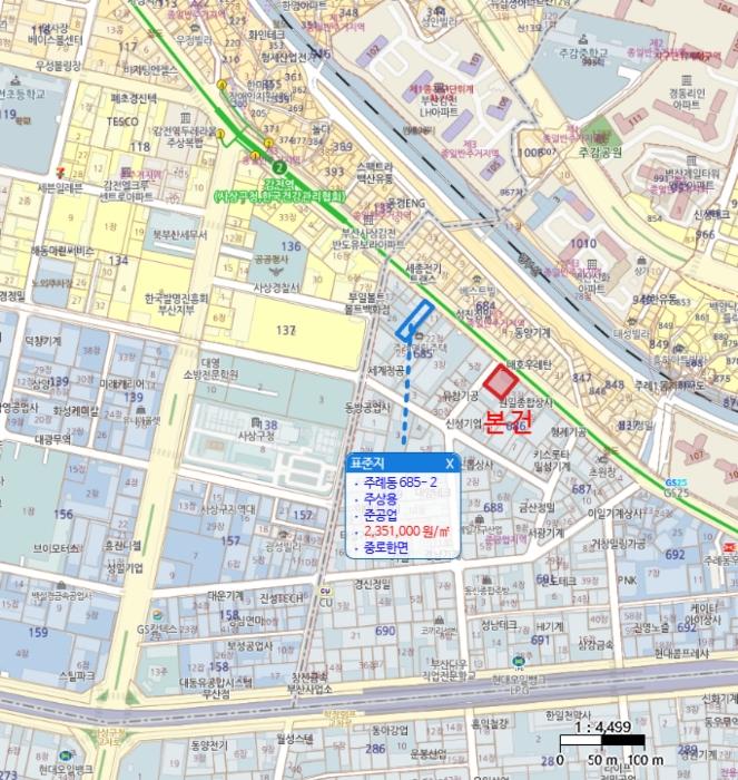 부산광역시 사상구 주례동 686-1 자동차관련시설 경매 사진 33
