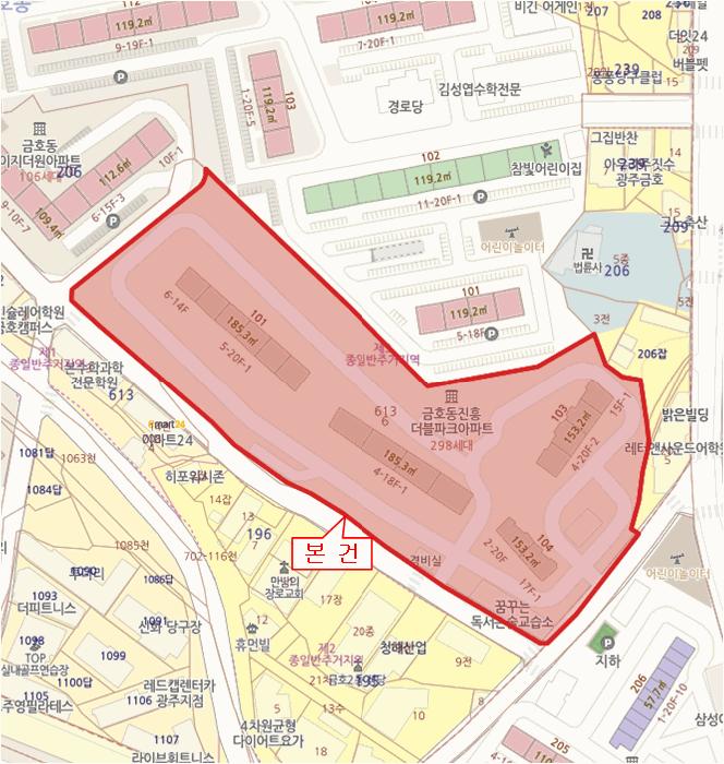 광주광역시 서구 금호동 613-6 진흥더블파크아파트 101동 9층904호 아파트 경매 사진 9