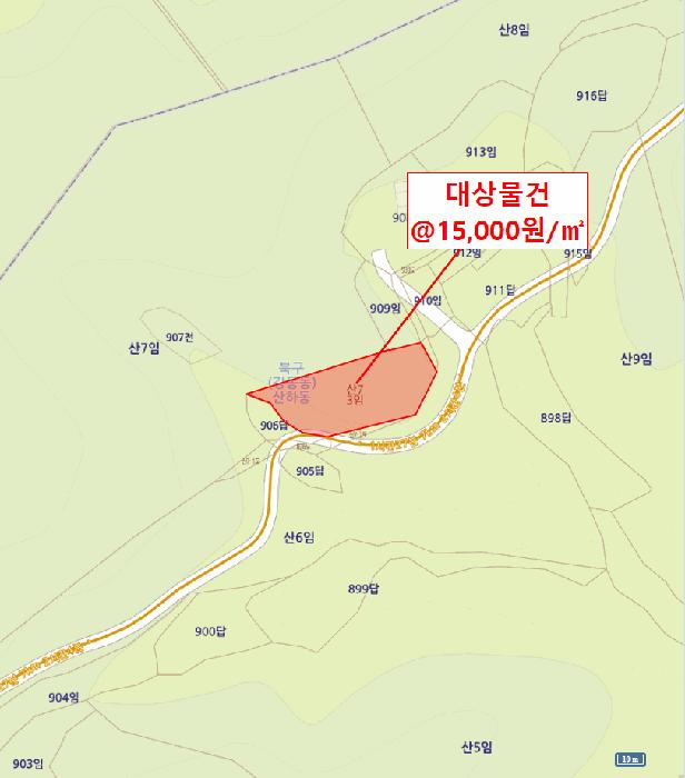 울산광역시 북구 산하동 산7-3 임야 경매 사진 6