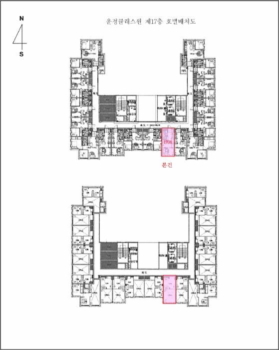 경기도 파주시 와동동 1454-2 운정클래스원 17층1708호 오피스텔 경매 사진 11