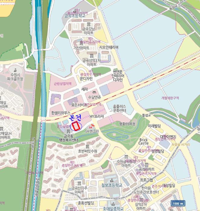경기도 수원시 권선구 금곡로196번길 15, 5층510호 (금곡동,커낼파크)구) 경기도 수원시 권선구 금곡동 1118-3 오피스텔 경매 사진 10