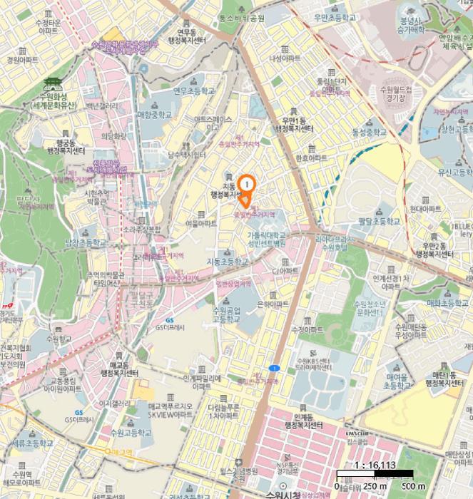 경기도 수원시 팔달구 팔달문로 84, 4층403호 (지동,진우아파트)구) 경기도 수원시 팔달구 지동 138-3 아파트 경매 사진 12