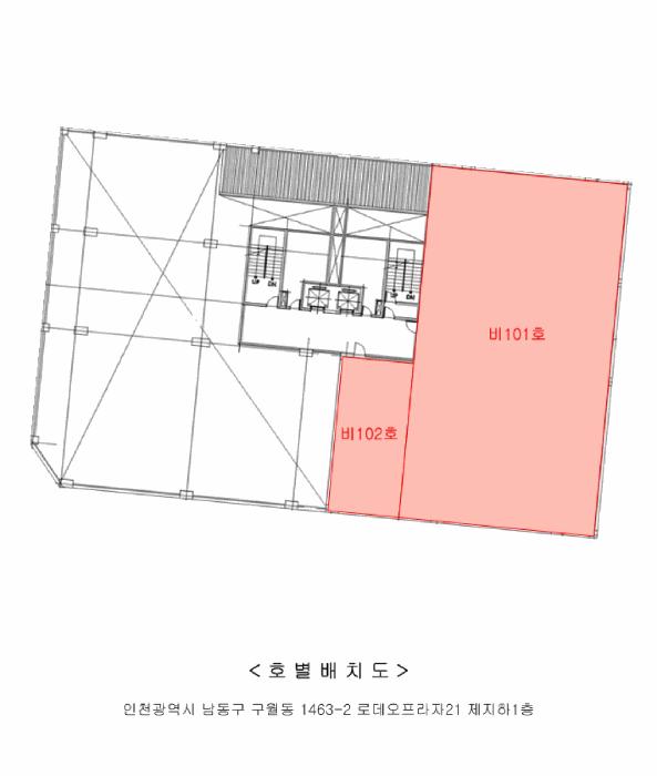 인천광역시 남동구 구월동 1463-2 로데오프라자21 지하층비102호 근린상가 경매 사진 22