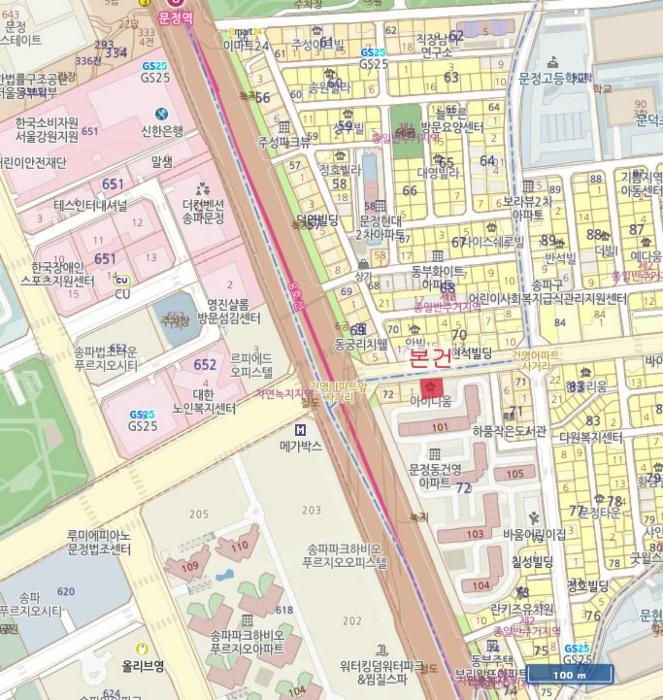 서울특별시 송파구 새말로 102, 5층503호 (문정동,아이디움)구) 서울특별시 송파구 문정동 72-2 다세대(빌라) 경매 사진 11