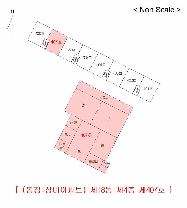 인천광역시 미추홀구 학익동 413-1 18동 4층407호 아파트 경매 사진 8