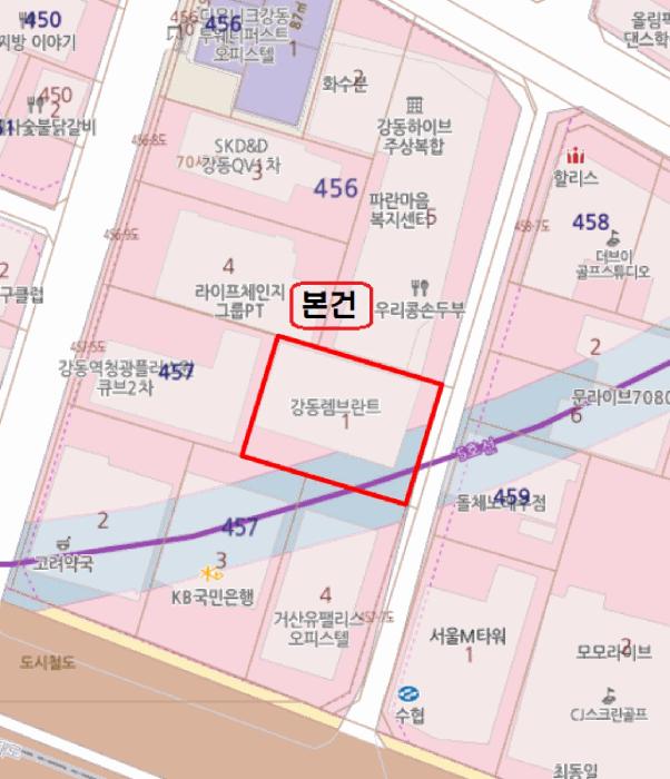 서울특별시 강동구 길동 457-1 강동렘브란트 2층206호 오피스텔 경매 사진 17