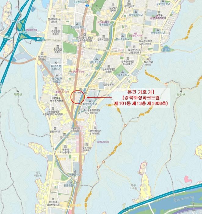 대구광역시 북구 칠곡중앙대로 312, 101동 13층1308호 (관음동,강북화성파크드림)구) 대구광역시 북구 태전동 420-5 아파트 경매 사진 7