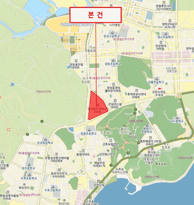 경상북도 포항시 북구 장성동 1612 두산위브더제니스 109동 32층 3204호 아파트 경매 사진 8