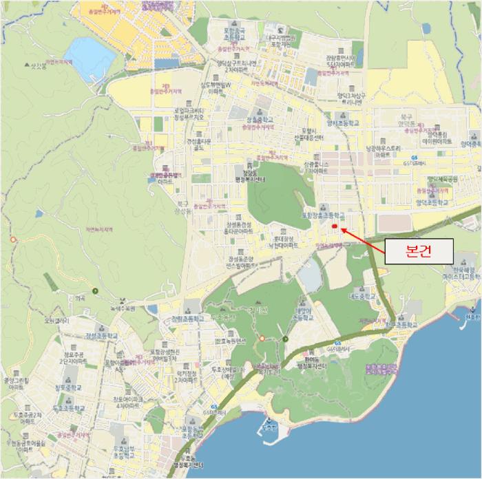 경상북도 포항시 북구 장성동 1439-19 대지 경매 사진 6