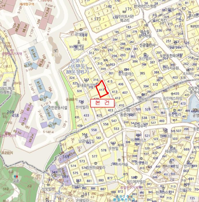 서울특별시 성북구 보문동6가 417 청원하이빌 3층301호 다세대(빌라) 경매 사진 12