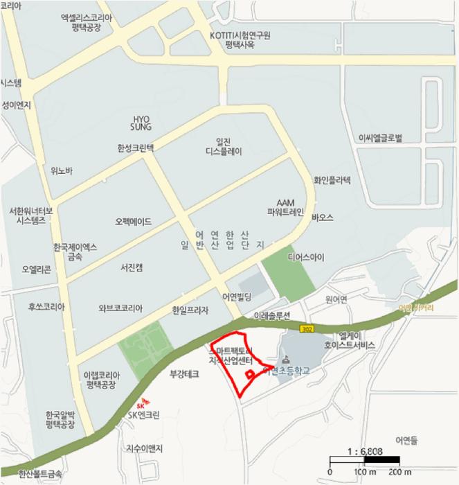 경기도 평택시 청북읍 어연리 906 평택스마트팩토리 1층151호 아파트형공장 경매 사진 12