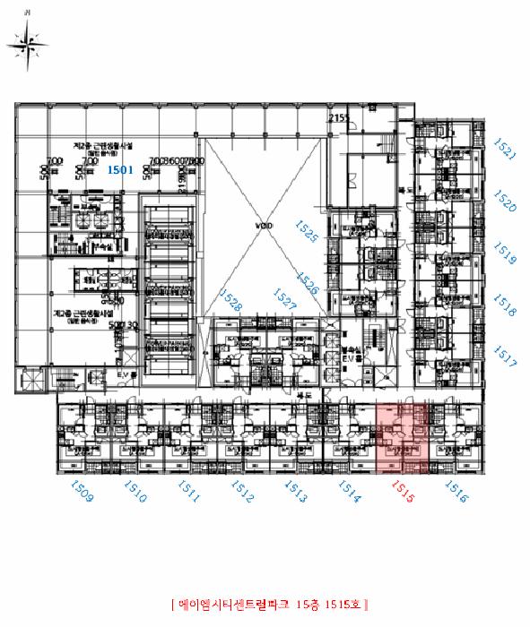 광주광역시 광산구 쌍암동 676-2 에이엠시티센트럴파크 제15층 제1515호 도시형생활주택 경매 사진 5