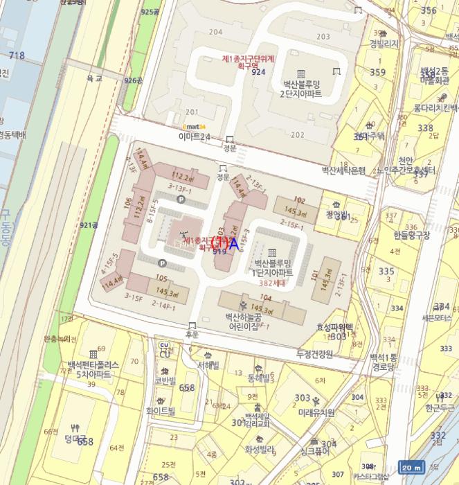 충청남도 천안시 서북구 백석동 919 백석벽산블루밍1차아파트 103동 1층105호 아파트 경매 사진 19