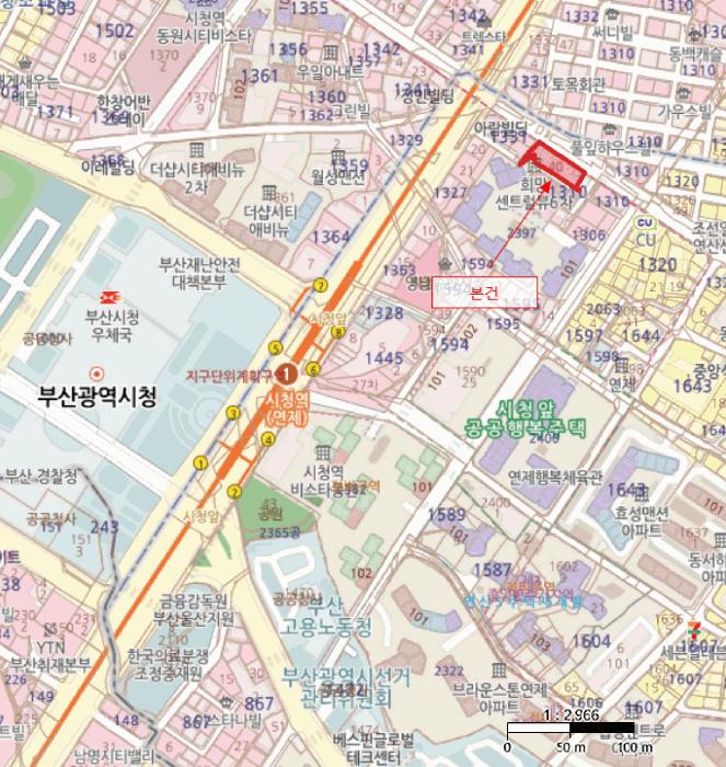 부산광역시 연제구 연산동 1310-40 세영엘리츠더시티 19층1908호 오피스텔 경매 사진 11