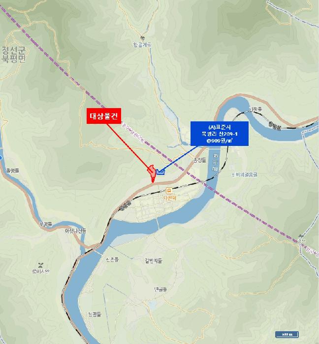 강원특별자치도 정선군 북평면 북평리 산211 임야 경매 사진 5