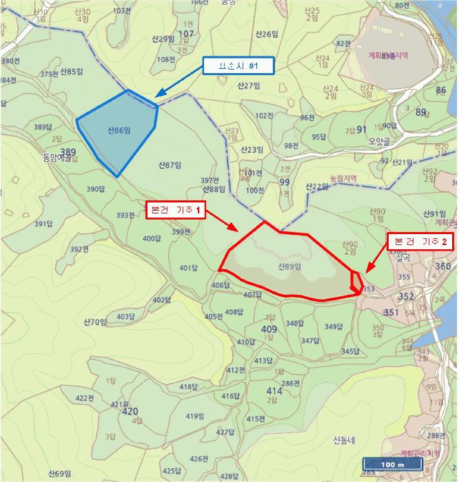 충청북도 옥천군 동이면 남곡리 산89 임야 경매 사진 19