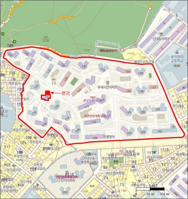 인천광역시 남동구 만수서로 55, 121동 2층201호 (만수동,포레시안)구) 인천광역시 남동구 만수동 1115-1 아파트 경매 사진 9