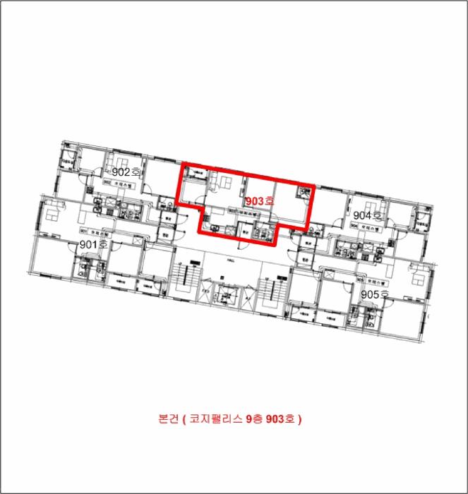 인천광역시 미추홀구 용현동 490-85 코지팰리스 9층903호 오피스텔 경매 사진 9