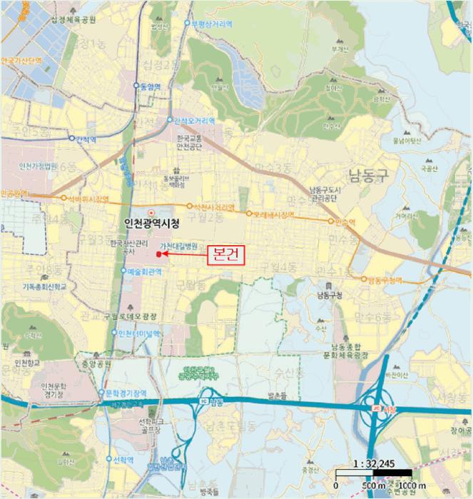 인천광역시 남동구 구월동 1143-34 구월동 파라디아 빌딩 제1동 6층601호 오피스텔 경매 사진 12