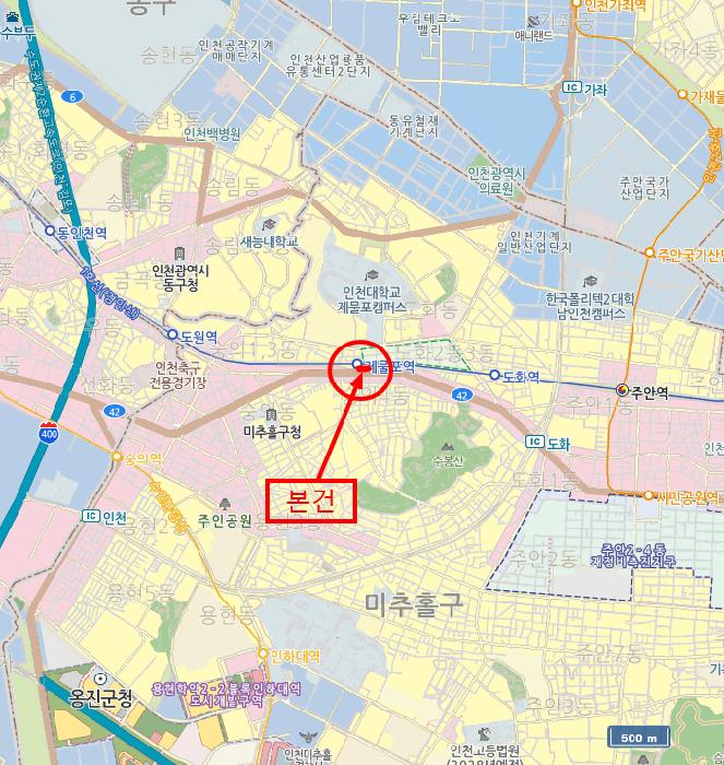 인천광역시 미추홀구 도화동 648-15 해피타운 4층407호 오피스텔 경매 사진 10