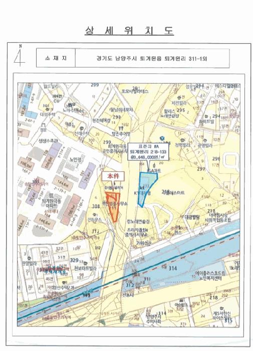 경기도 남양주시 퇴계원읍 퇴계원리 311-1 근린시설 경매 사진 33